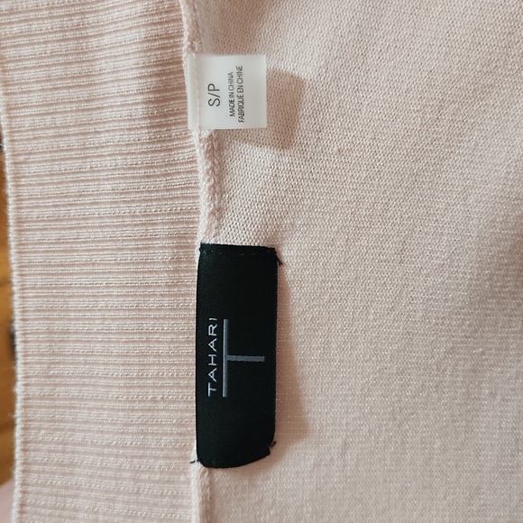 Tahari Long Sleeve Open Cardigan - Picture 4 of 6